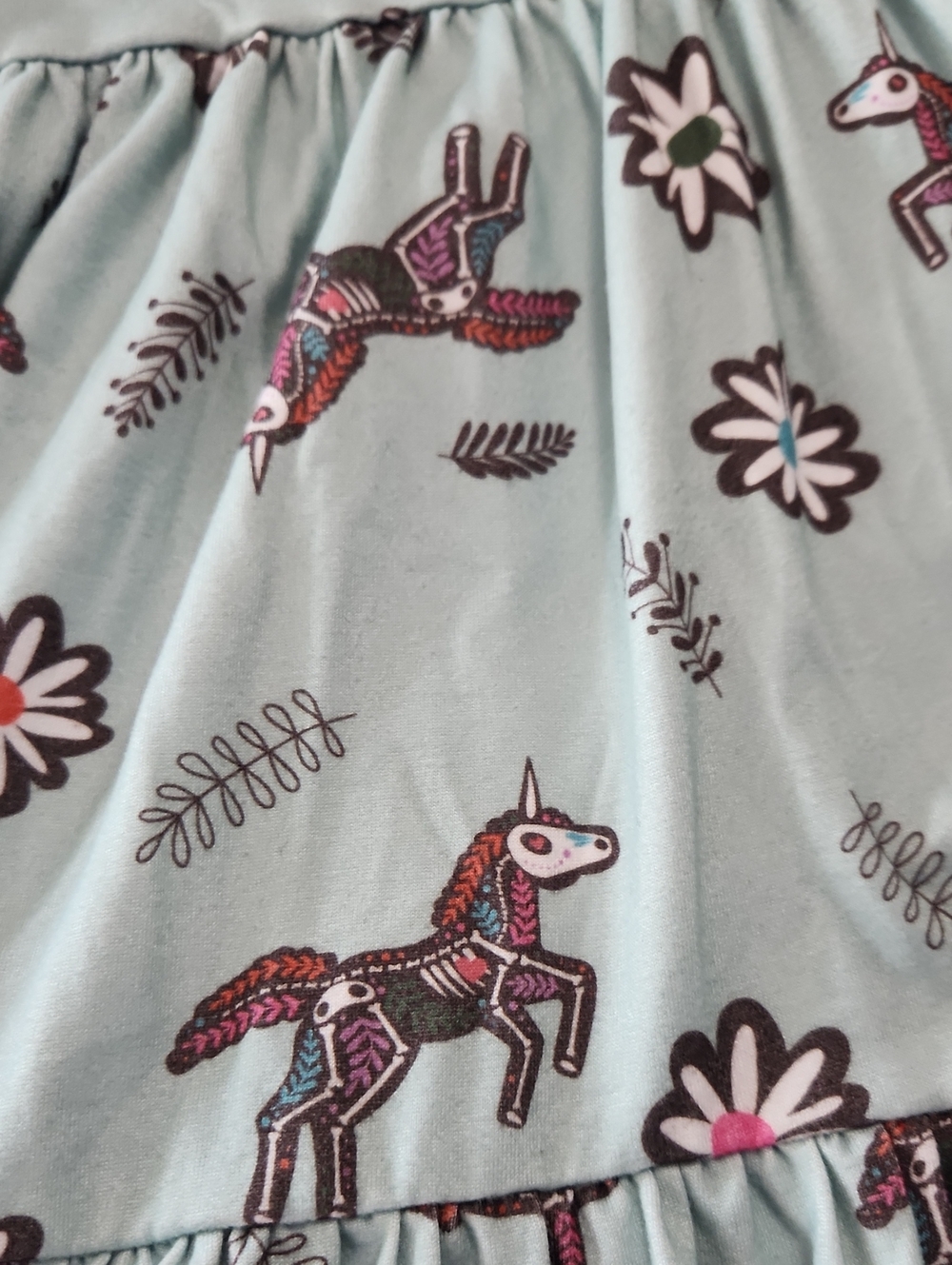 Dot Dot Smile Halloween unicorn skeleton dress 5/6 - Picture 2 of 3